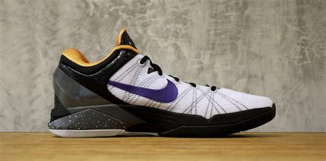 Release Date // Nike Kobe VII - White/Black-Gold-Purple | Complex