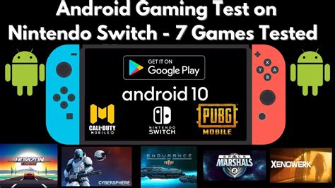 Android Gaming on Nintendo Switch Android 10 Switchroot | 7 Game Test - YouTube