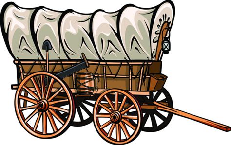 Covered Wagon Cartoon Images Free Clipart