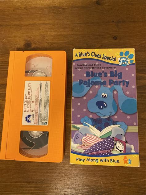 Blues Clues - Blues Big Pajama Party (VHS, 1999) 97368359635 | eBay