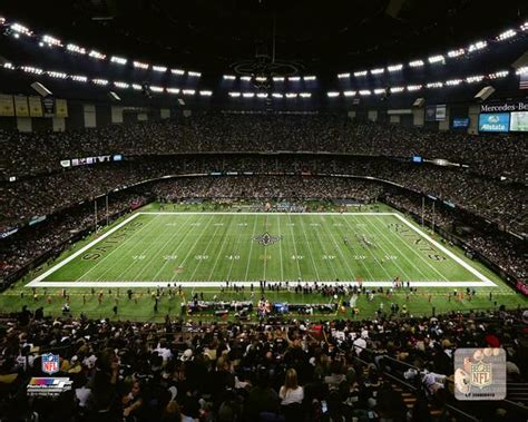 New Orleans Saints Mercedes-Benz Superdome 8" x 10" Football Stadium ...