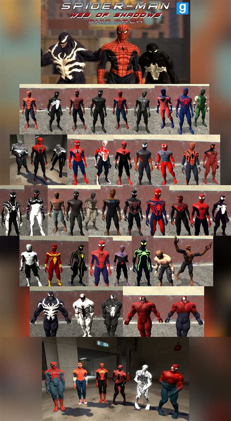 Spiderman Web of Shadows Skin Pack [GMOD DL] by ErichGrooms3 on DeviantArt