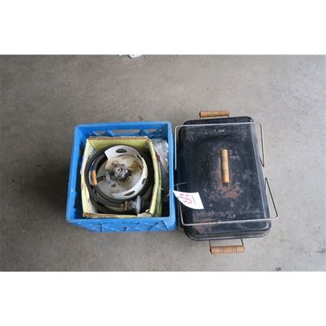 Charcoal Grill + Propane Tank Accessories - Schmalz Auctions