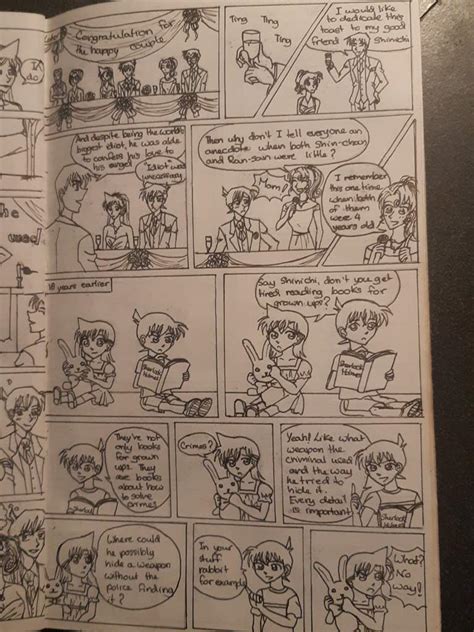 Shinichi x Ran Marriage Comic 👰🤵 | Detective Conan & Magic Kaito. Amino