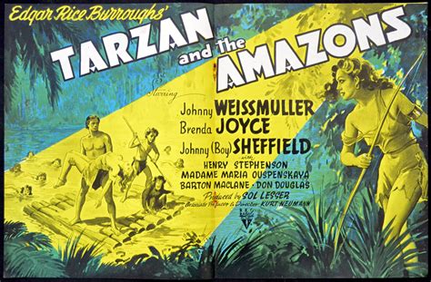 TARZAN AND THE AMAZONS | Rare Film Posters