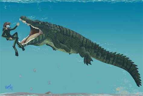 Diving with Deinosuchus, one of the largest crocodilians to ever exist ...