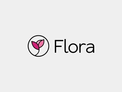 Logo for flower delivery by Kateryna Kumko on Dribbble