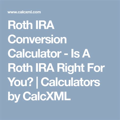 Ira to roth conversion calculator - ClaytonClement