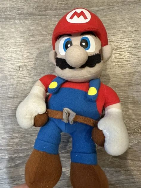 SUPER MARIO SUNSHINE Mario W/ F.L.U.D.D. Plush, Nintendo Power Prize £ ...