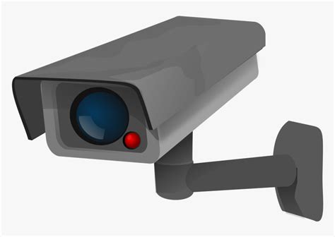 Surveillance Camera - Clipart Security Camera Transparent, HD Png Download , Transparent Png ...