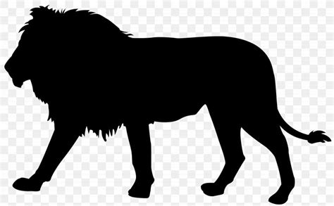 Lion Silhouette Clip Art, PNG, 8000x4960px, Lionhead Rabbit, Big Cats, Black, Black And White ...