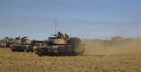 File:Australian Army Abrams tanks during Exercise Koolendong at Bradshaw Training Area, Aug 21 ...
