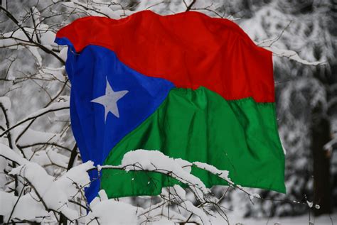 Kiyya Baloch on Twitter: "Flag of #Balochistan looking cool in snow ...