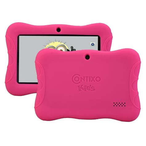 Contixo Defender Series Silicone 7 inch Android Tablet Cover Case (Pink ...