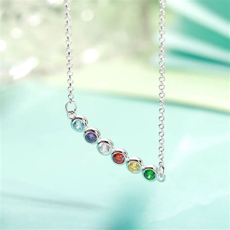 Birthstone Jewelry Necklace for Mother - GetNameNecklace