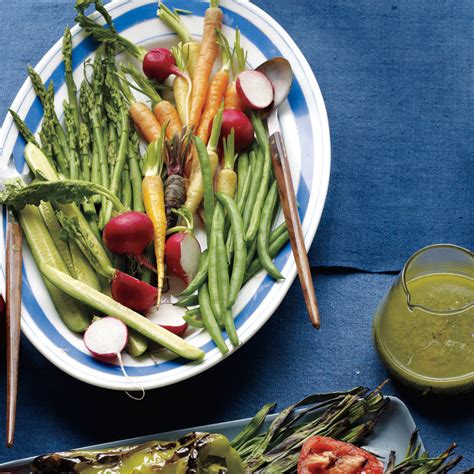 Crudites with Pistachio-Pecorino Pesto Recipe | Martha Stewart