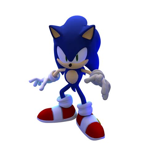 Sonic Adventure HD- Sonic Pose #1 by ModernLixes on DeviantArt