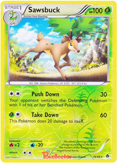 Sawsbuck - Emerging Powers #16 Pokemon Card