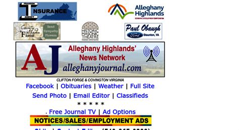 Access alleghanyjournal.com. AlleghanyJournal.com: the leading online ...