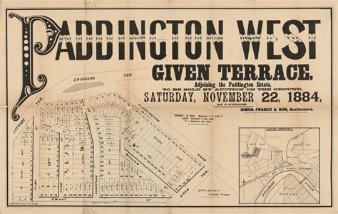 Paddington West Estate, Brisbane, 1884 (Map of the Week) | State Library Of Queensland