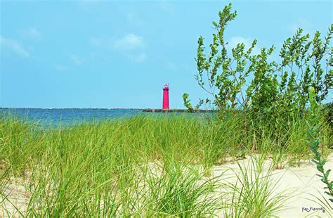 North Muskegon Lighthouse in Michigan Photograph by Ken Figurski - Fine Art America