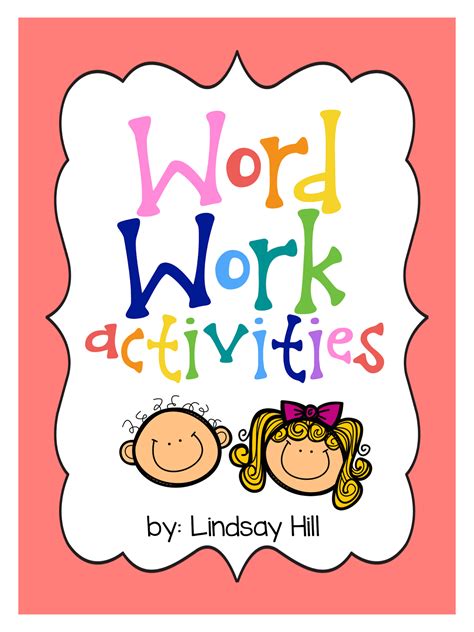 Live Laugh & Learn in Second Grade: Word Work Activities