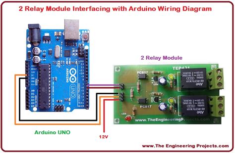 Arduino 12v Relay Wiring Diagram - Wiring View and Schematics Diagram