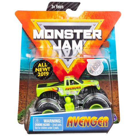 Spin Master - Monster Jam Monster Jam, Official Avenger Monster Truck ...