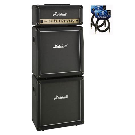 Marshall Haze MHZ15 Amp Head & Cabinet Full Stack Bundle at Gear4music