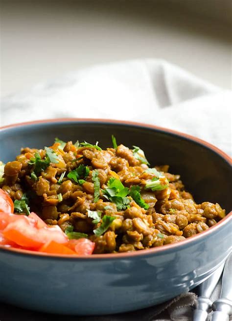 Green Lentil Curry - iFOODreal - Healthy Family Recipes