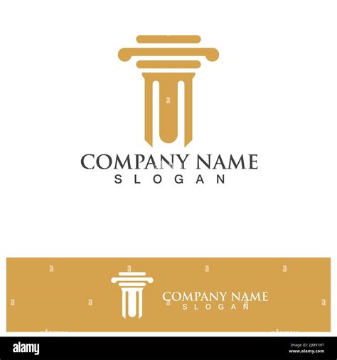 Law Firm logo and icon design template-vector Stock Vector Image & Art - Alamy