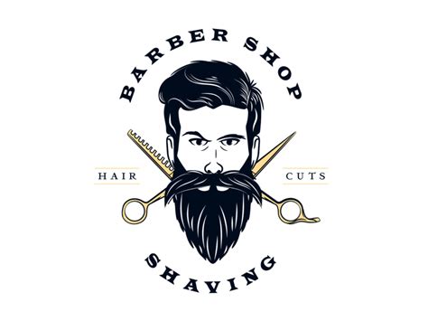 Barber shop logo design concept by Logo Creative on Dribbble