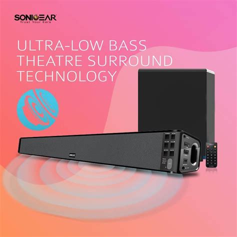 [Official] SonicGear SonicBar BT5500 Wireless TV Soundbar Speaker with Wireless Subwoofer (with ...