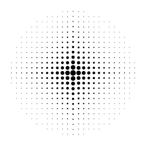 Halftone Circle Vector Illustration, Circle, Halftone, Decoration PNG and Vector with ...