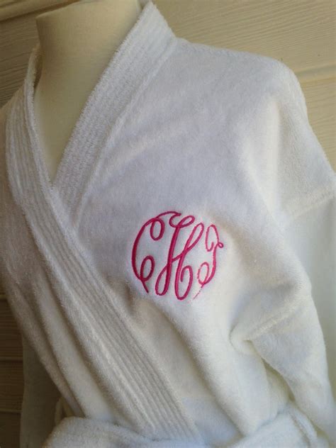 Plus Monogram Terry Bath Robe Personalized by ChickadeesDesigns0