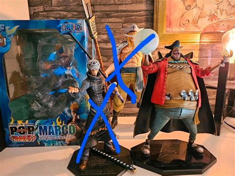 Anime Manga Figuren One Piece Marco Blackbeard Franky in Essen - Steele ...