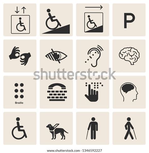 Disability icons Stock Images - Search Stock Images on Everypixel