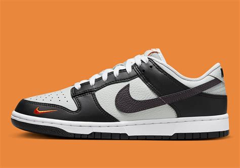 Nike Dunk Low Black Grey Orange FN7808-001 | SneakerNews.com