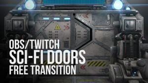 Free OBS/Twitch Transition: Sci-Fi Futuristic Doors – Quince Creative