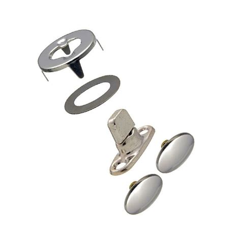 DOT® Durable™ Turn Button Fastener Set - Cloth-to-Cloth (Nickel Plated)