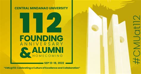 CMU celebrates 112th Founding Anniversary and Alumni Homecoming ...