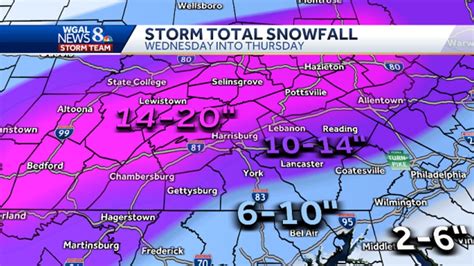 Pennsylvania snow: winter storm will bring heavy, wet snow