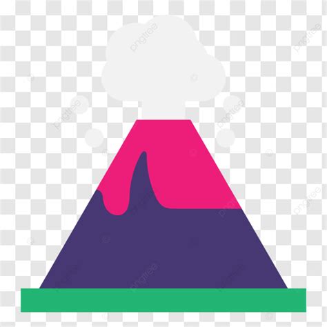 Volcano Eruption Mountain Vector, Volcano, Eruptions, Mountain PNG and Vector with Transparent ...