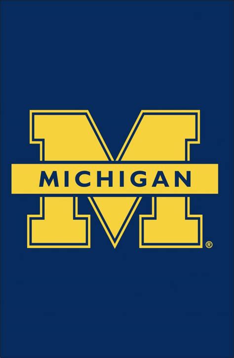 Michigan Football Logo drawing free image download