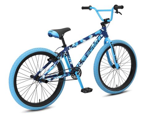 SE Racing 2022 SO Cal Flyer 24" BMX Bike (Blue Camo) (21.3" Toptube) - Dan's Comp