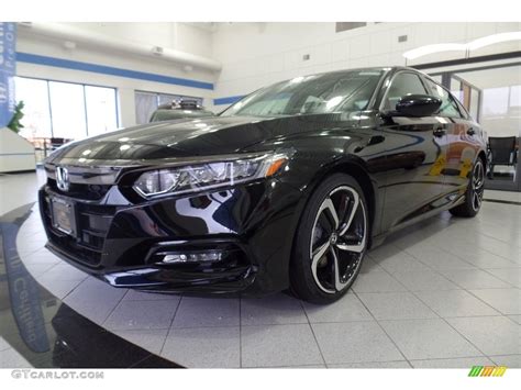 2019 Crystal Black Pearl Honda Accord Sport Sedan #130462492 | GTCarLot.com - Car Color Galleries