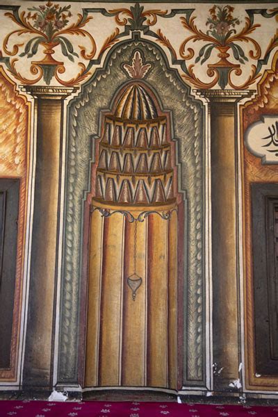 The interior of the painted mosque of Tetovo | Painted mosque | Tetovo ...