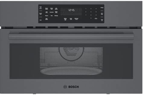 Bosch 800 Series 30" Black Stainless Steel Built In Microwave Oven ...