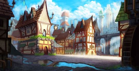 21 Tumblr Environment Concept Art Town Drawing Animation Background | Images and Photos finder