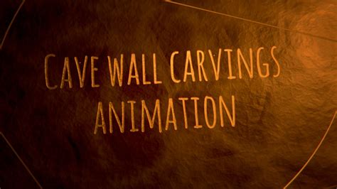 Cave Wall Carving Letters Animation Submit Your Text to Get It Animated ...